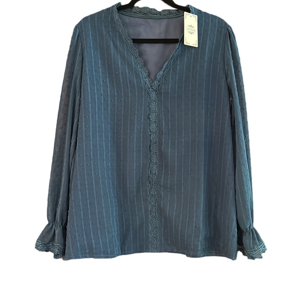 LaMode Women’s X-Large Blouse - Picture 3 of 11